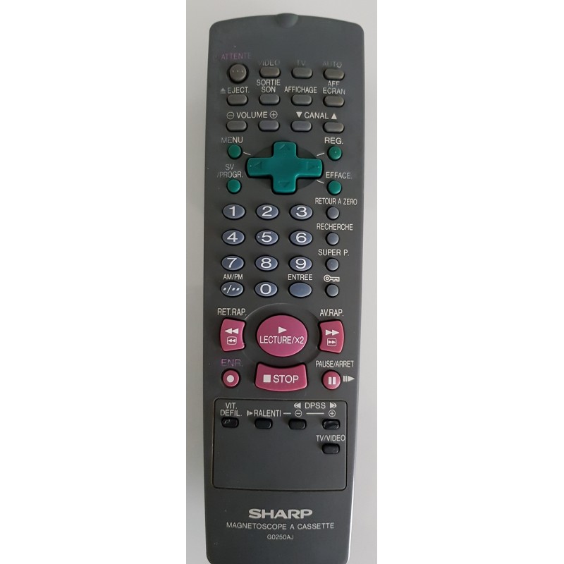 Telecommande Sharp, TELECOMMANDE ORIGINAL, REMOTE, Sharp - G00250AJ...