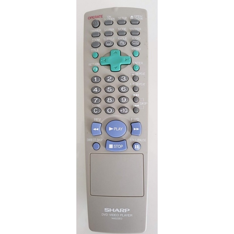 Telecommande Sharp, Télécommande original Sharp NA522ED, DVD