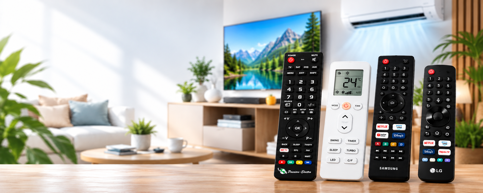 Télécommandes de remplacement